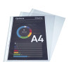 Sachet de 100 pochetttes perforées Polypropylène Premium grainé 8/100e - A4
