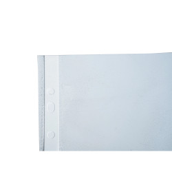 Sachet de 100 pochetttes perforées Polypropylène Premium grainé 8/100e - A4