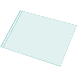Sachet de 10 pochettes perforées biseautées pour classeur Exactive - polypropylène lisse 5,5/100 - A3