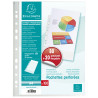 Sachet de 100 pochettes perforées PP grainé 50 microns livré en demi box palette- A4