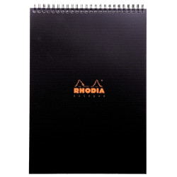 Bloc-notes RHODIACTIVE à reliure intégrale, format A4, 80 feuilles, qu