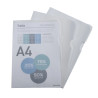 Sachet de 50 pochettes coin papier 110g/m2 - A4