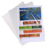 Sachet 10 pochettes coin polypropylène lisse 12/100e - A4