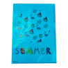 Sachet de 10 pochettes coin polypropylène lisse Premium - A4