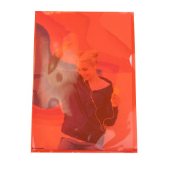 Sachet de 100 pochettes coin polypropylène lisse Premium - A4