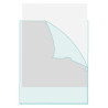 Sachet de 100 pochettes coin polypropylène grainé Budget - A4