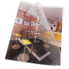Sachet de 10 pochettes coin avec encoches polypropylène lisse rigide Haute Qualité 20/100e - A4