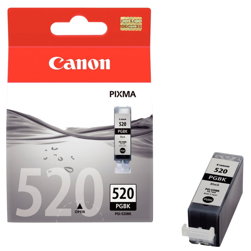 Canon 520 cartouche jet d'encre noire authentique (PGI520BK)