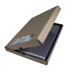 Etui carton de 50 pochettes coin PVC Premium 18/100e - A4