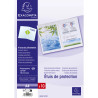Sachet de 10 étuis de protection doubles polypropylène 12/100e - A4