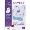 Sachet de 10 étuis de protection simples PVC Haute Qualité 30/100e - A3