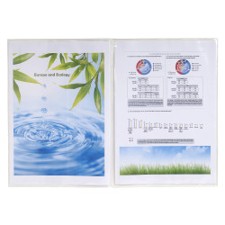 Sachet de 10 étuis de protection doubles PVC lisse 20/100e - A4