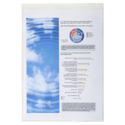 Sachet de 10 étuis de protection simples PVC lisse 20/100e - A4