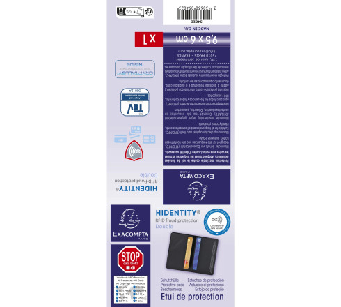 Etui protection RFID Hidentity® Double