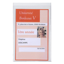 Etui de protection en PVC lisse 20/100e multi-usages