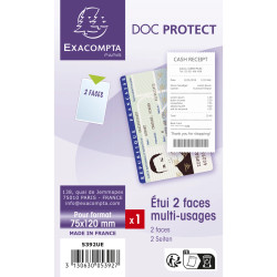 Etui de protection en PVC lisse 20/100e multi-usages