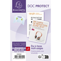 Etui de protection 3 volets PVC lisse 20/100e