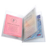 Etui de protection multi-cartes 4 volets PVC lisse 20/100e