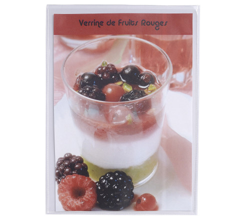 Etui de protection simple PVC lisse 20/100e - A6
