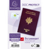 Etui de protection pour passeport 2 volets PVC lisse 20/100e