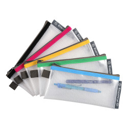 Pochette à fermeture éclair en plastique souple