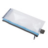 Pochette à fermeture éclair en plastique souple