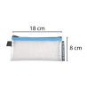 Pochette à fermeture éclair en plastique souple