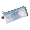 Pochette à fermeture éclair en plastique souple