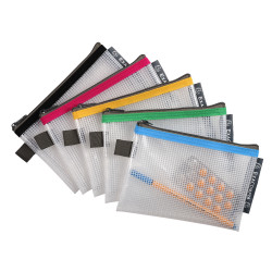 Pochette à fermeture éclair en plastique souple