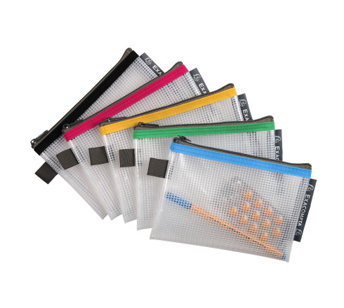 Pochette à fermeture éclair en plastique souple
