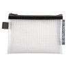 Pochette à fermeture éclair en plastique souple