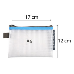 Pochette à fermeture éclair en plastique souple