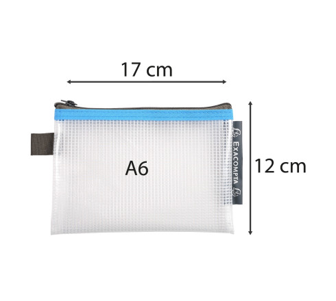 Pochette à fermeture éclair en plastique souple