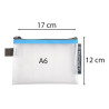 Pochette à fermeture éclair en plastique souple