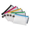 Pochette à fermeture éclair en plastique souple