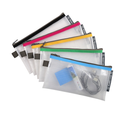 Pochette à fermeture éclair en plastique souple