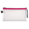 Pochette à fermeture éclair en plastique souple
