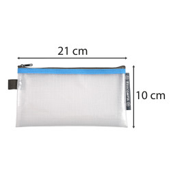 Pochette à fermeture éclair en plastique souple