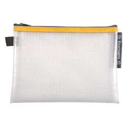 Pochette à fermeture éclair en plastique souple