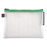 Pochette à fermeture éclair en plastique souple