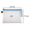 Pochette à fermeture éclair en plastique souple