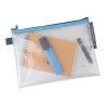 Pochette à fermeture éclair en plastique souple