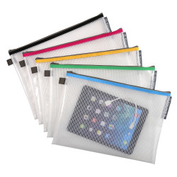 Pochette à fermeture éclair en plastique souple
