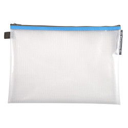Pochette à fermeture éclair en plastique souple
