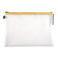 Pochette à fermeture éclair en plastique souple