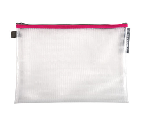 Pochette à fermeture éclair en plastique souple