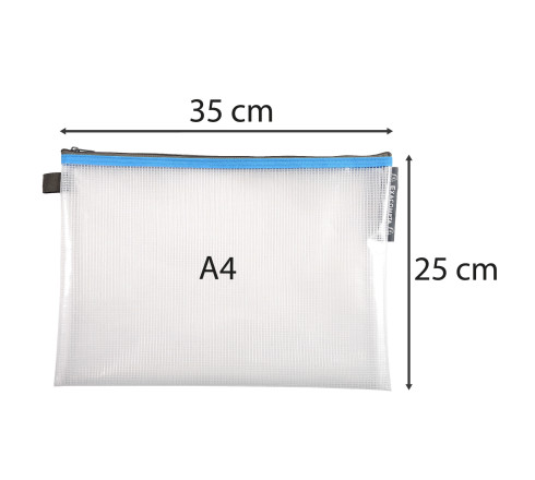 Pochette à fermeture éclair en plastique souple