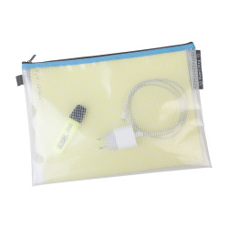 Pochette à fermeture éclair en plastique souple