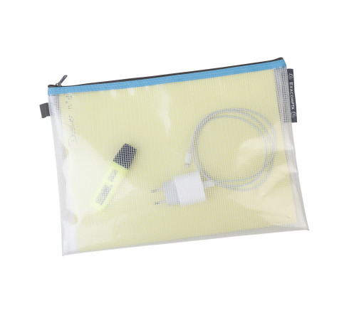 Pochette à fermeture éclair en plastique souple