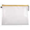 Pochette à fermeture éclair en plastique souple